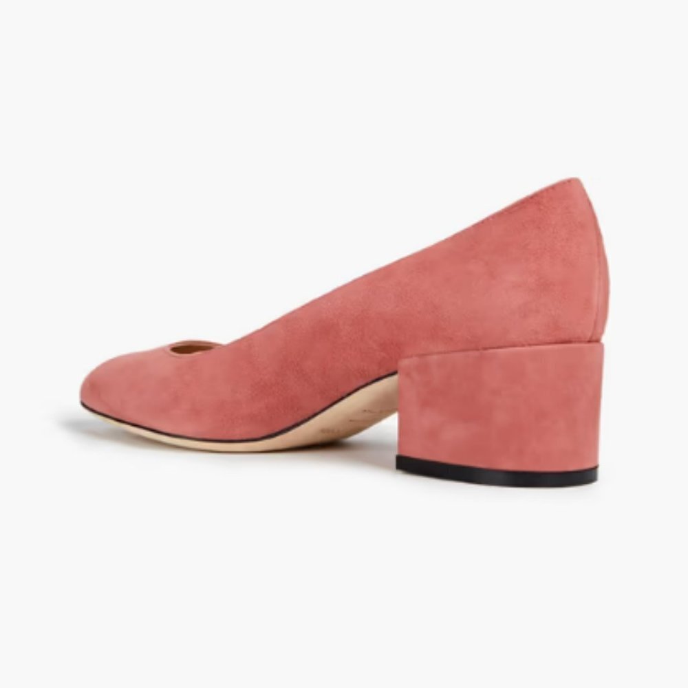 SERGIO ROSSI Suede pumps Antique Rose - Picture 3 of 4